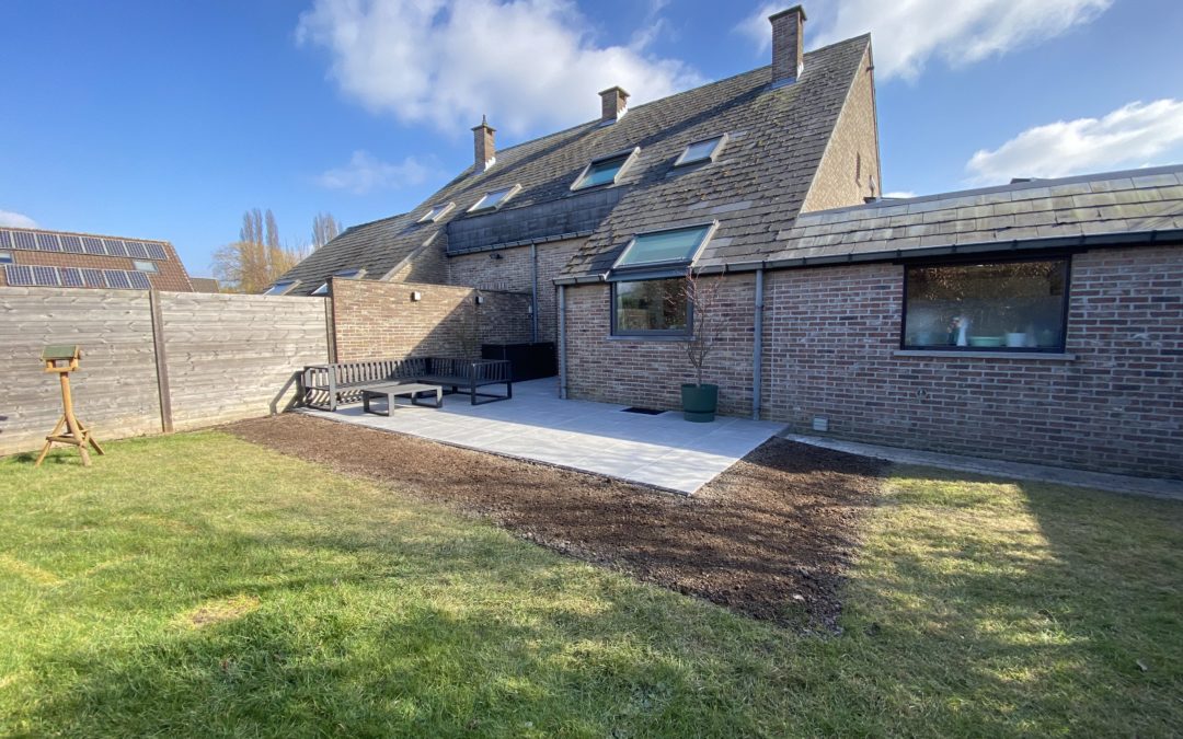 Terras in ceramische tegel Rumst