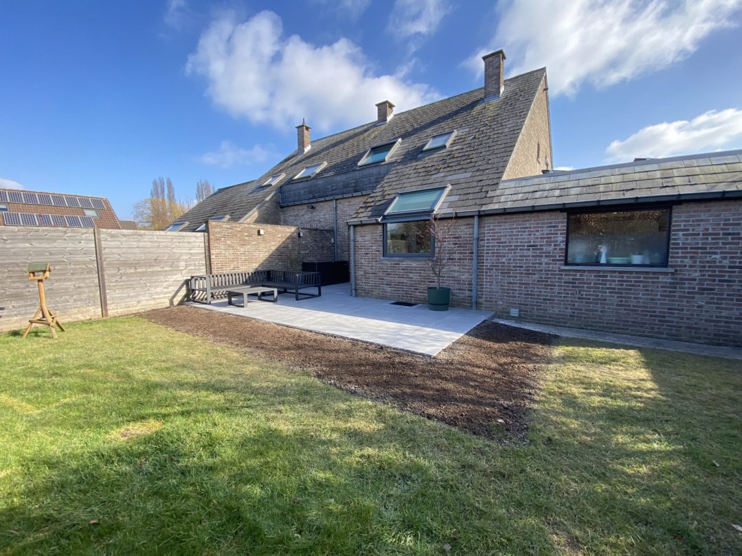 Terras in ceramische tegel Rumst